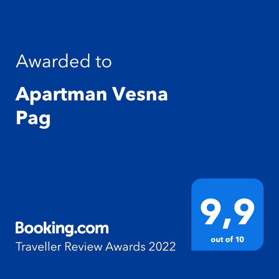 帕格Apartman Vesna Pag公寓 外观 照片